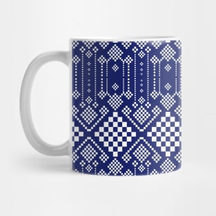 beautiful blue and white Mug